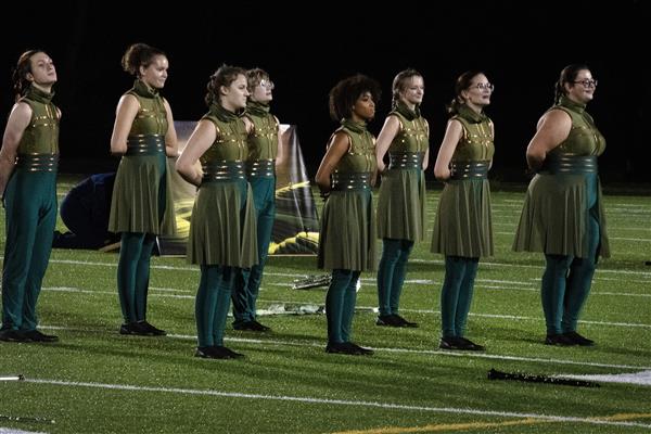 Chesapeake High School Marching Band Performing